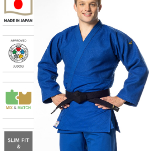 JUDO MIZUNO (SAMOSTATNÝ KABÁT) MADE IN JAPAN (IJF) - BIELE MODRÉ